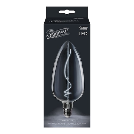Feit Electric LED TEARDRP E26 SMK 60W TD/7/SMK/FIL